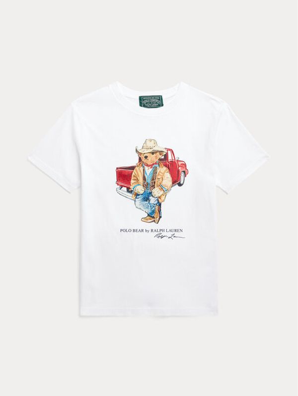 Polo Ralph Lauren Polo Ralph Lauren Тишърт 323902444001 Бял Regular Fit