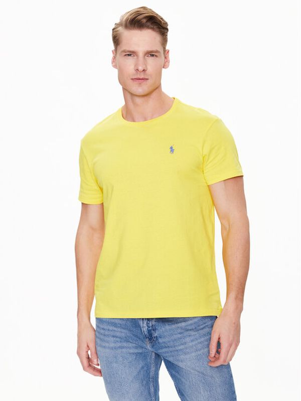 Polo Ralph Lauren Polo Ralph Lauren Тишърт 710671438290 Жълт Slim Fit