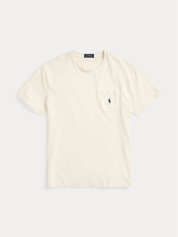 Polo Ralph Lauren Polo Ralph Lauren Тишърт 710835756007 Екрю Regular Fit