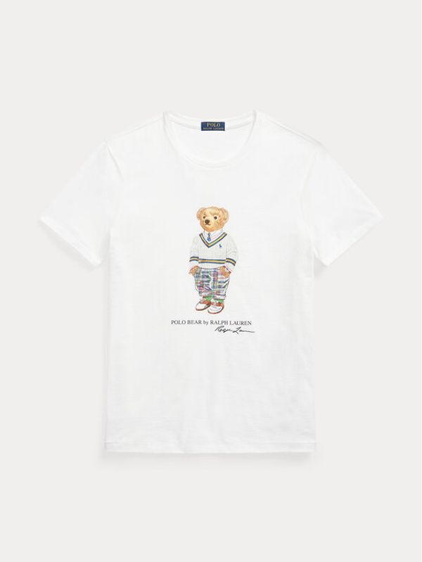 Polo Ralph Lauren Polo Ralph Lauren Тишърт 710853310018 Бял Regular Fit