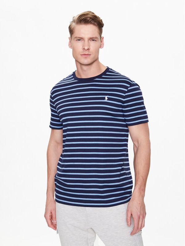 Polo Ralph Lauren Polo Ralph Lauren Тишърт 710890620002 Тъмносин Slim Fit