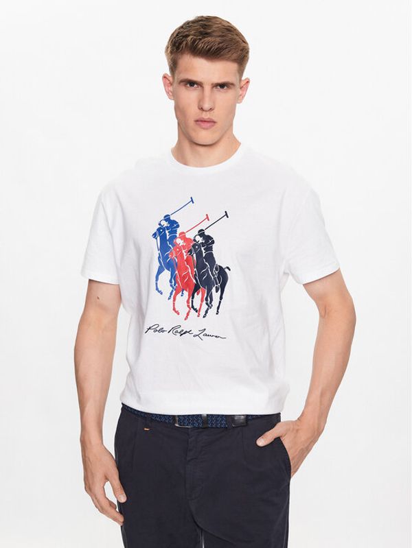 Polo Ralph Lauren Polo Ralph Lauren Тишърт 710909588002 Бял Classic Fit