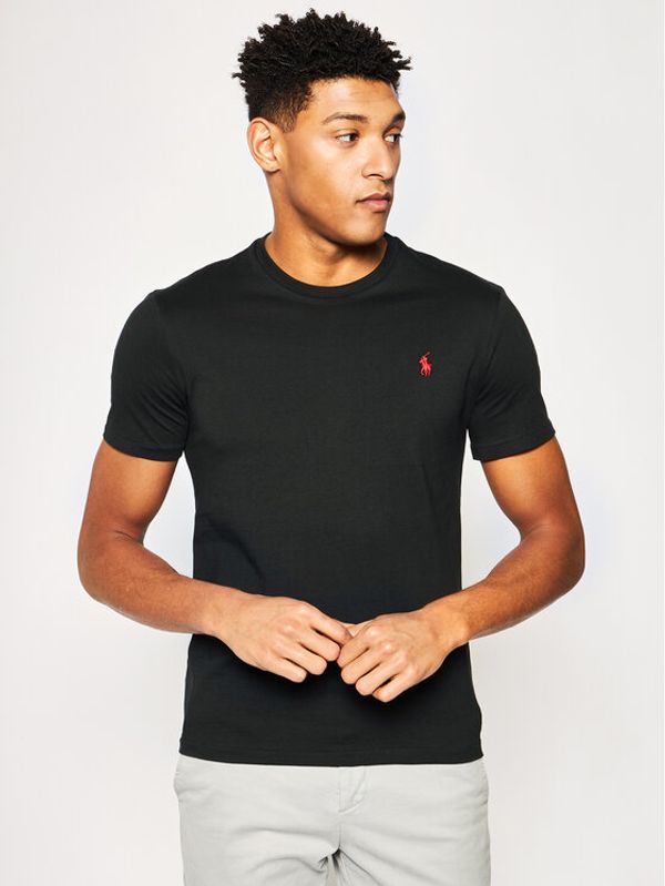 Polo Ralph Lauren Polo Ralph Lauren Тишърт Bsr 710680785 Черен Custom Slim Fit