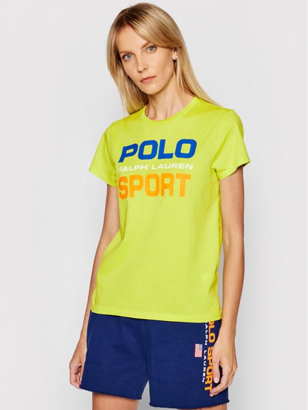 Polo Ralph Lauren Polo Ralph Lauren Тишърт Ssl 211838079006 Зелен Regular Fit