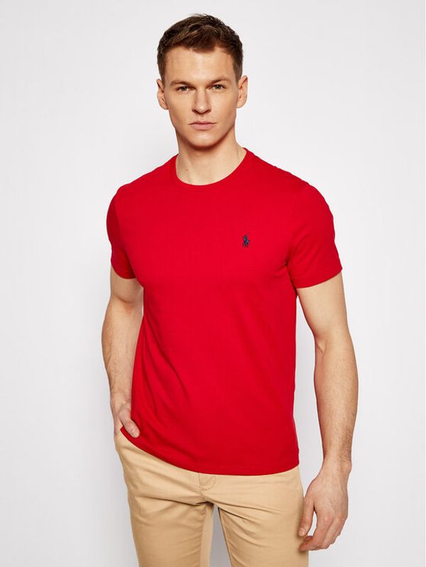 Polo Ralph Lauren Polo Ralph Lauren Тишърт Ssl 710680785008 Червен Custom Slim Fit