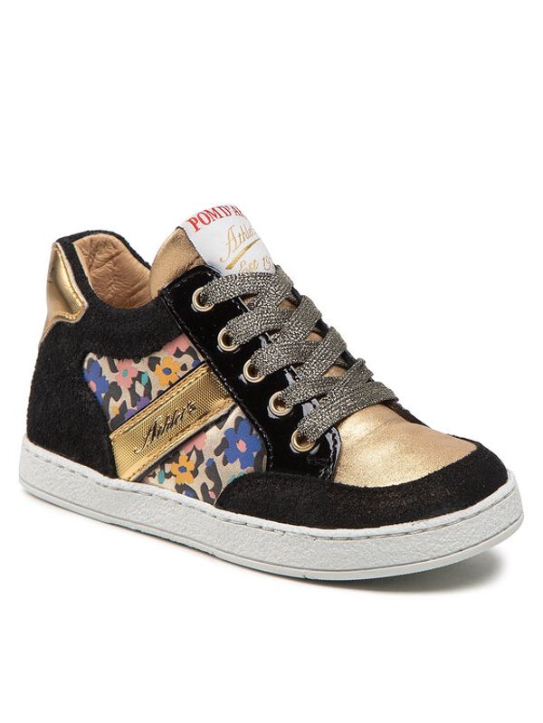 Pom d'Api Pom d'Api Сникърси Print Animal Fl N1SECR0406 S Черен