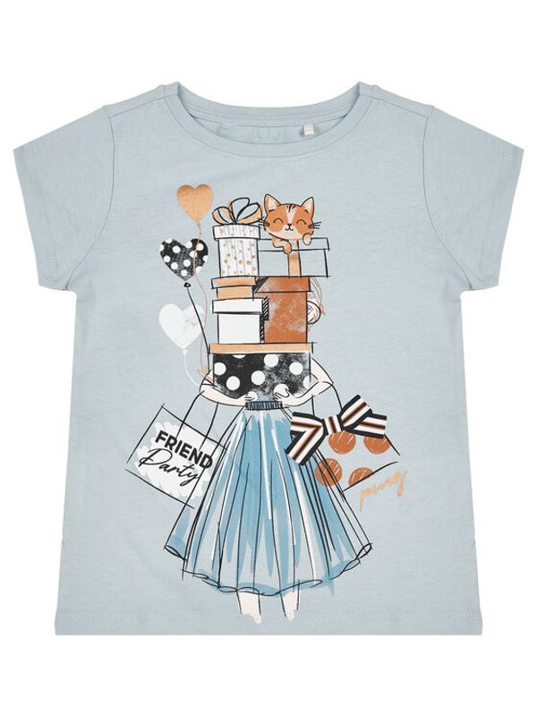 Primigi Primigi Тишърт Feel Chic Today 45222506 Син Regular Fit