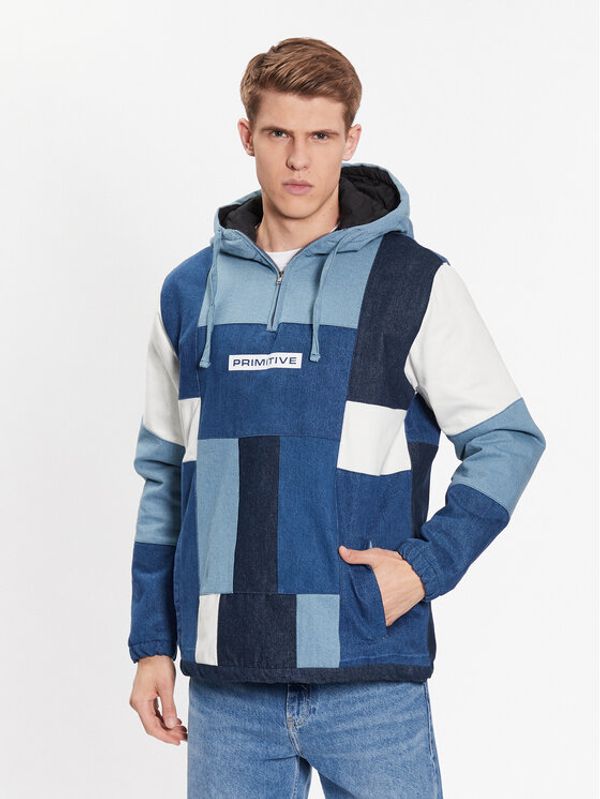 Primitive Primitive Анорак Staten PA123101 Син Regular Fit