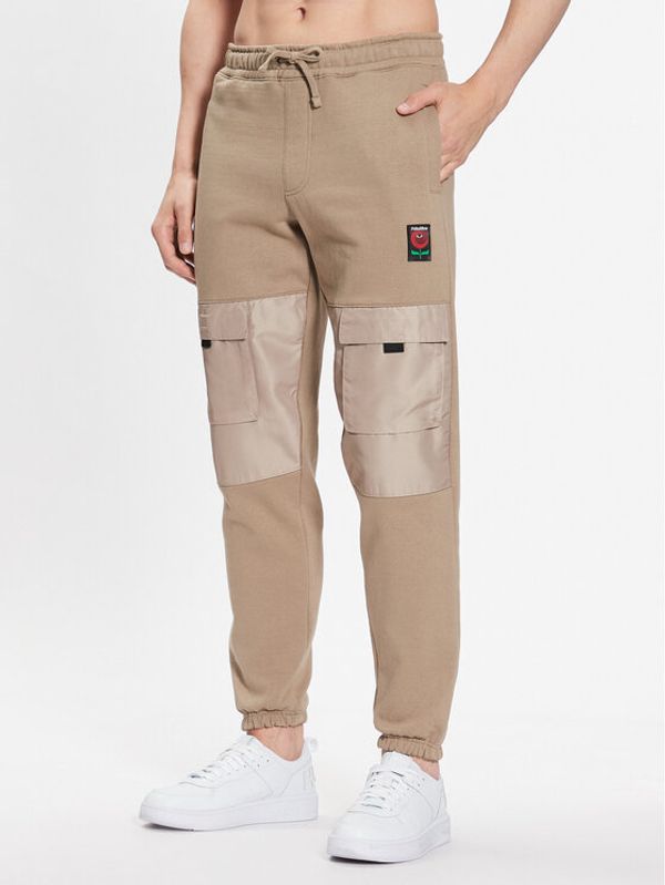 Primitive Primitive Долнище анцуг Richardson PA123500 Бежов Loose Fit