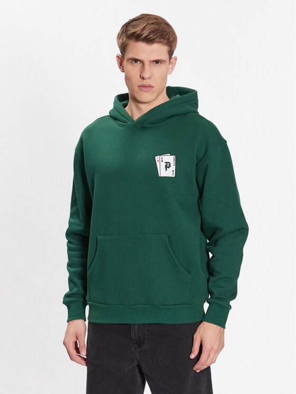 Primitive Primitive Суитшърт Double Down PA123203 Зелен Regular Fit