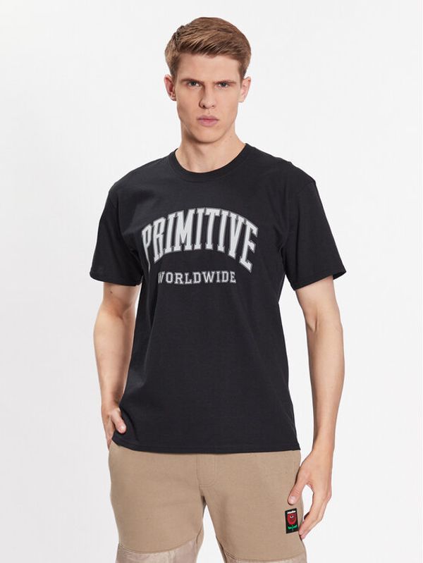 Primitive Primitive Тишърт Collegiate Worldwide PAPSP2312 Черен Regular Fit
