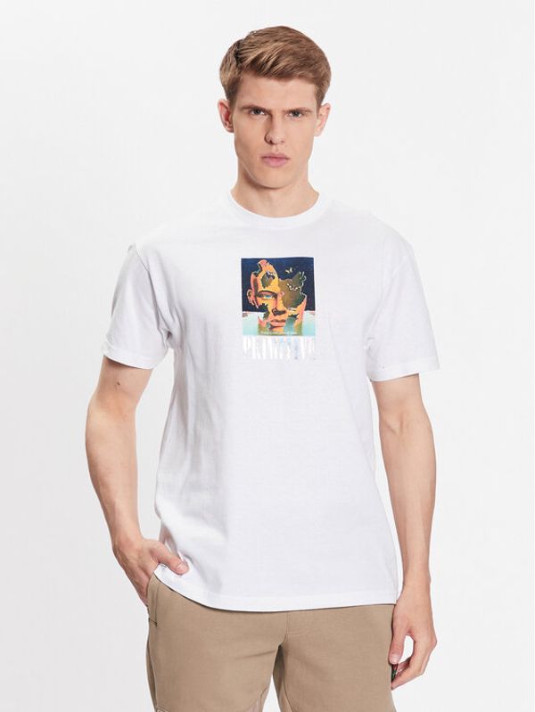 Primitive Primitive Тишърт Head Case PAPSP2302 Бял Regular Fit
