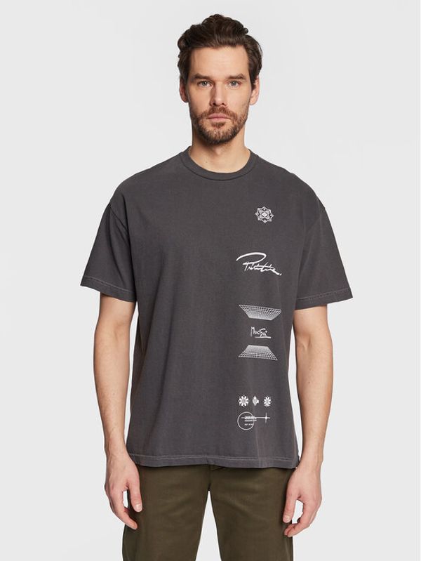 Primitive Primitive Тишърт P12679 Сив Regular Fit
