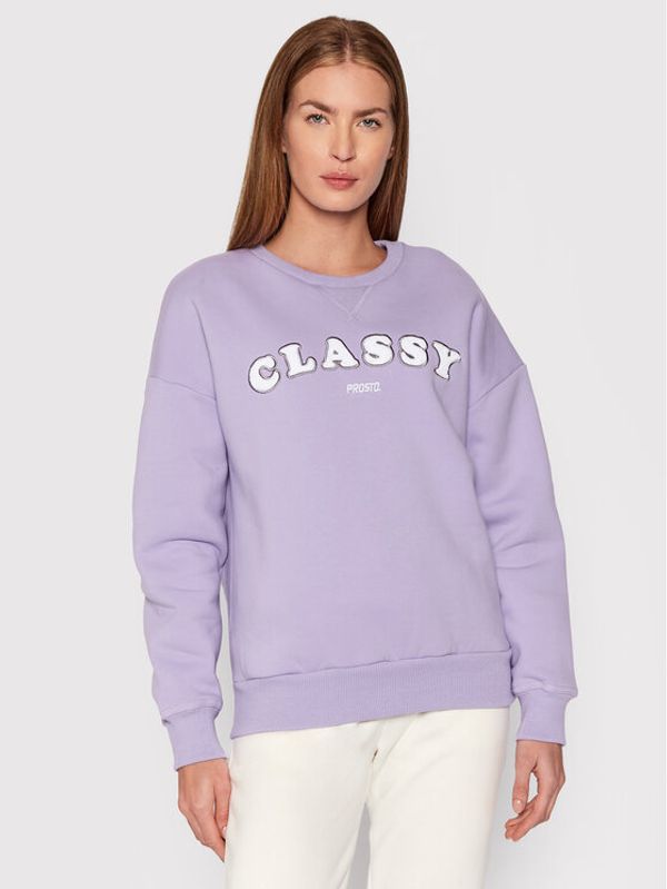 PROSTO. PROSTO. Суитшърт KLASYK Belly 1014 Виолетов Relaxed Fit
