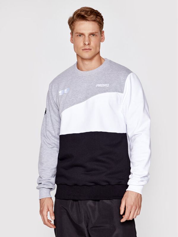 PROSTO. PROSTO. Суитшърт KLASYK Crewneck Ademo 1012 Сив Regular Fit