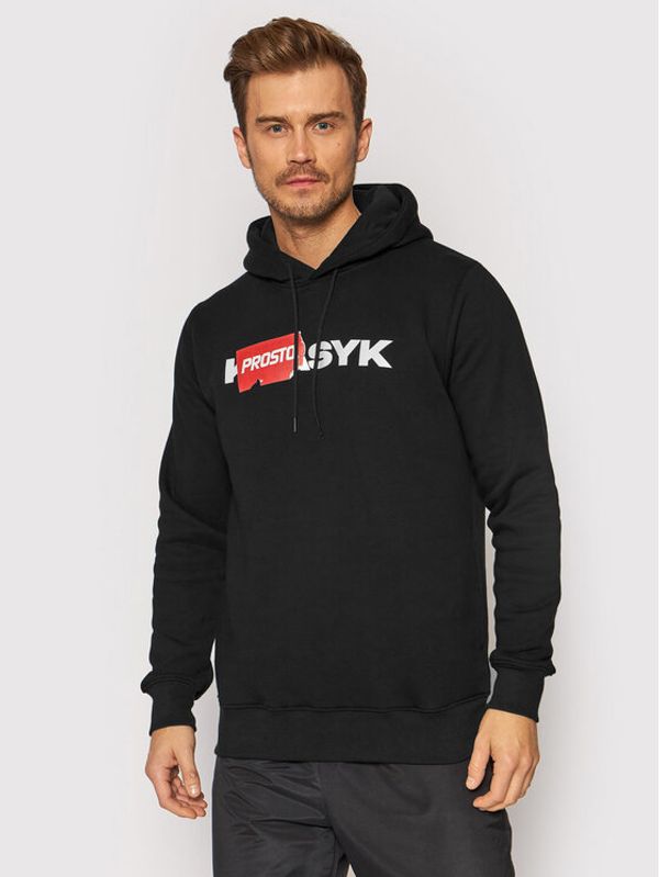 PROSTO. PROSTO. Суитшърт KLASYK Sticker 2121 Черен Regular Fit
