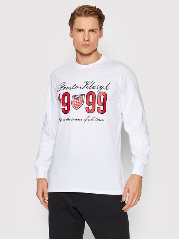 PROSTO. PROSTO. Тениска с дълъг ръкав KLASYK Sind 2011 Бял Regular Fit
