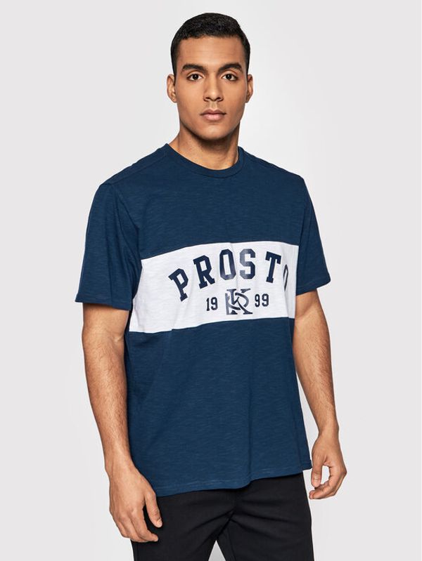 PROSTO. PROSTO. Тишърт KLASYK Flams 1072 Тъмносин Regular Fit