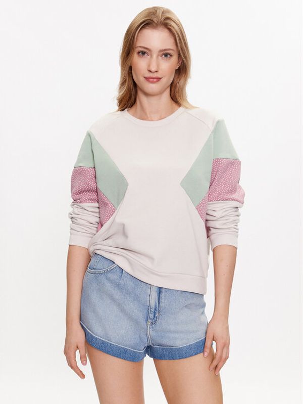 Protest Protest Суитшърт Nxgpoas 3670431 Бял Regular Fit