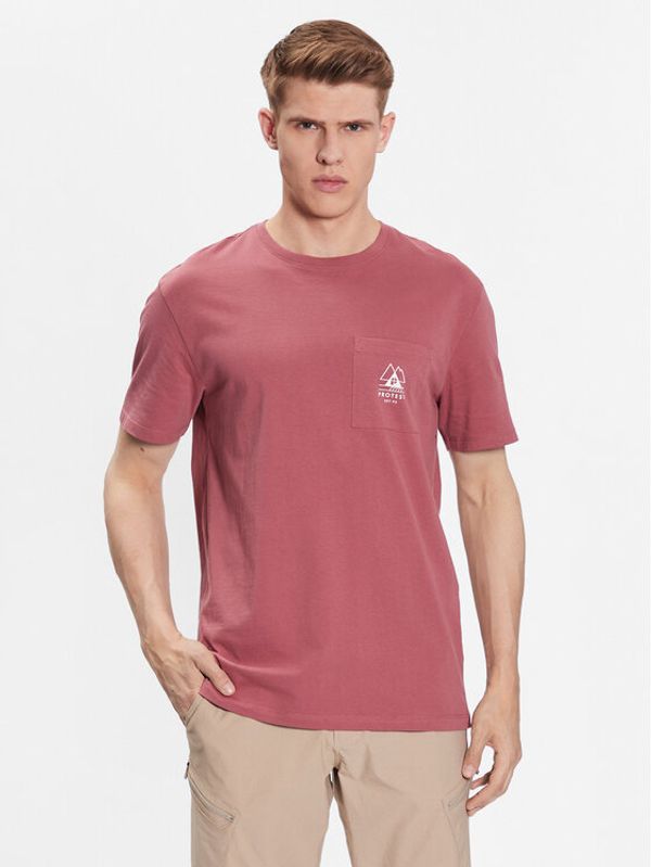 Protest Protest Тишърт Isiah 1798400 Червен Loose Fit