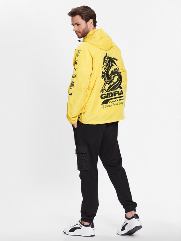 Puma Puma Анорак STAPLE 539826 Жълт Relaxed Fit