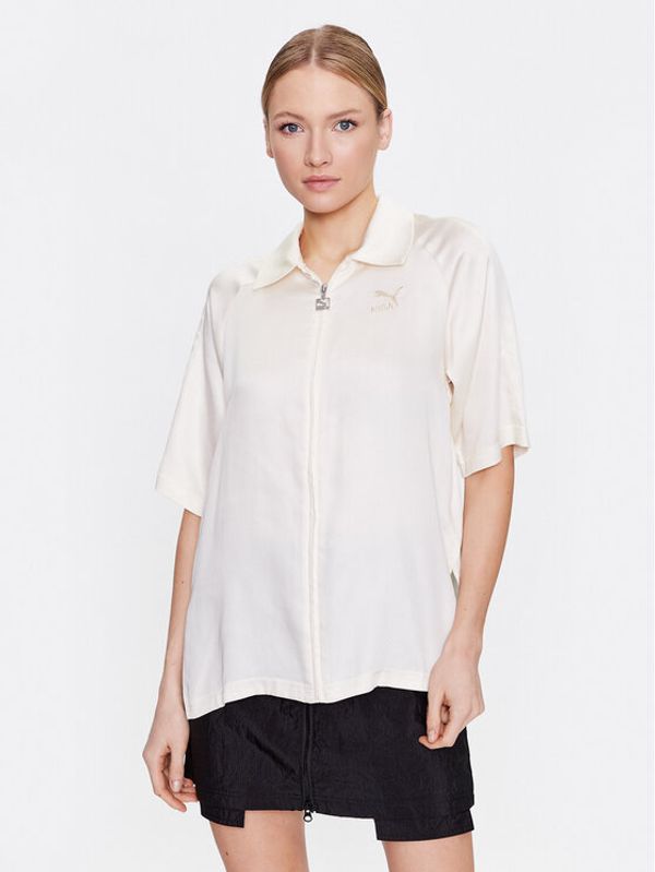 Puma Puma Блуза T7 538283 Екрю Relaxed Fit