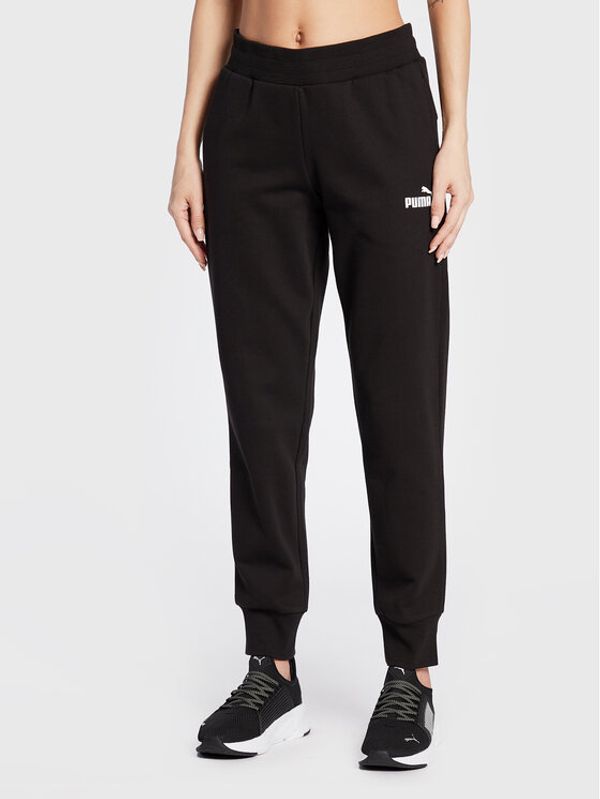 Puma Puma Долнище анцуг Essenstials 586839 Черен Regular Fit