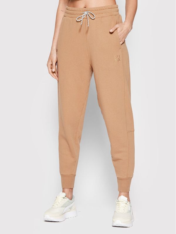 Puma Puma Долнище анцуг Infuse 533423 Кафяв Relaxed Fit