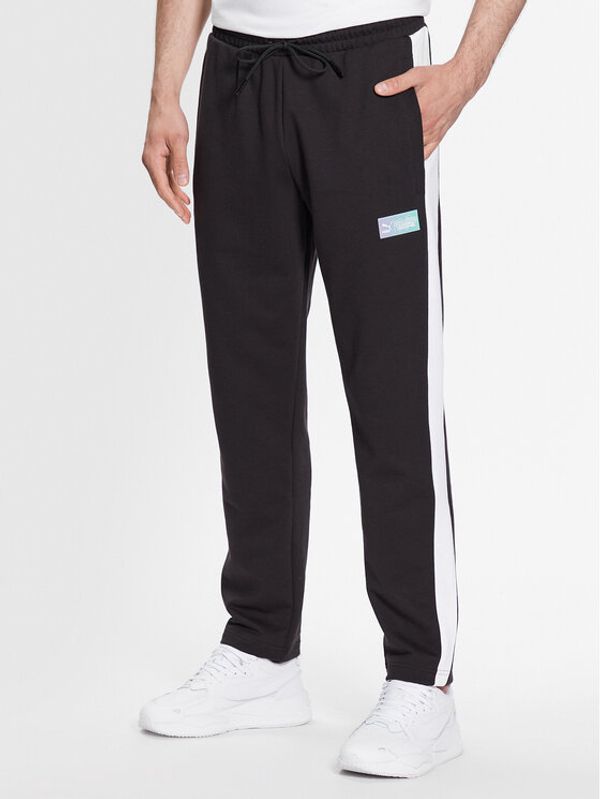 Puma Puma Долнище анцуг SPONGEBOB 538963 Черен Regular Fit