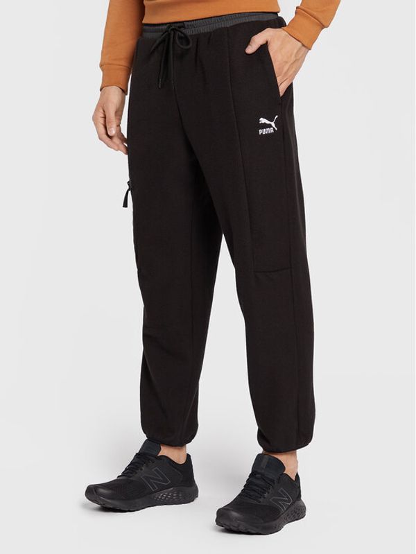 Puma Puma Долнище анцуг SWxP Polar 535667 Черен Regular Fit