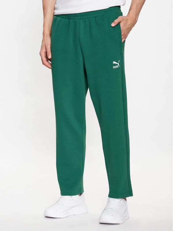 Puma Puma Долнище анцуг T7 538199 Зелен Regular Fit