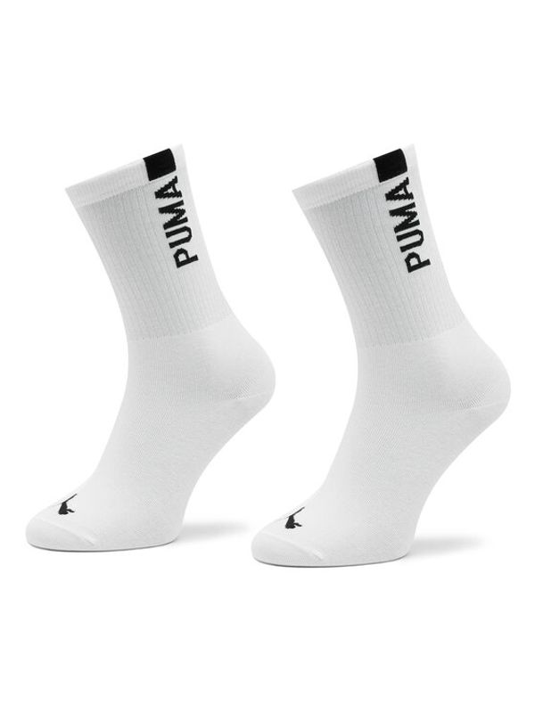 Puma Puma Комплект 2 чифта дълги чорапи дамски Women Slouch Sock 2P 938005 Бял