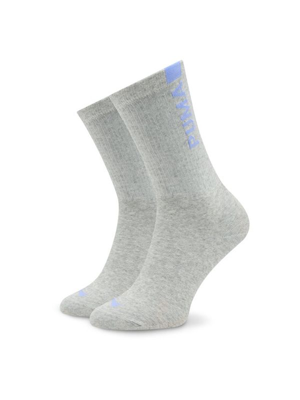 Puma Puma Комплект 2 чифта дълги чорапи дамски Women Slouch Sock 2P 938005 Сив