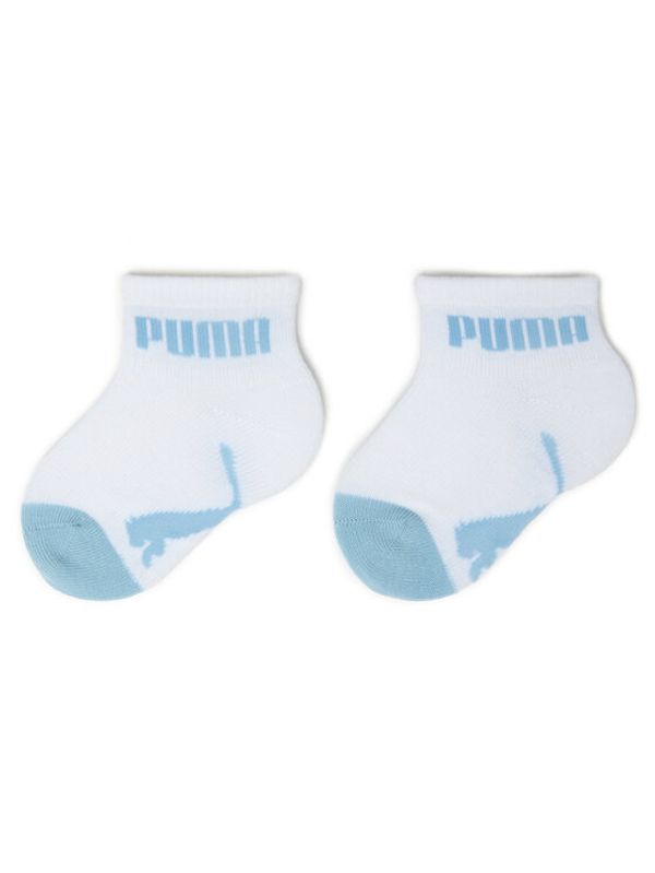 Puma Puma Комплект 2 чифта дълги чорапи детски Baby Mini Cats Lifestyle Sock 2P 935478 Бял