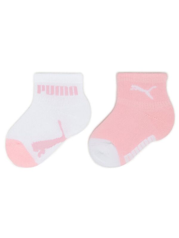 Puma Puma Комплект 2 чифта дълги чорапи детски Baby Mini Cats Lifestyle Sock 2P 935478 Бял