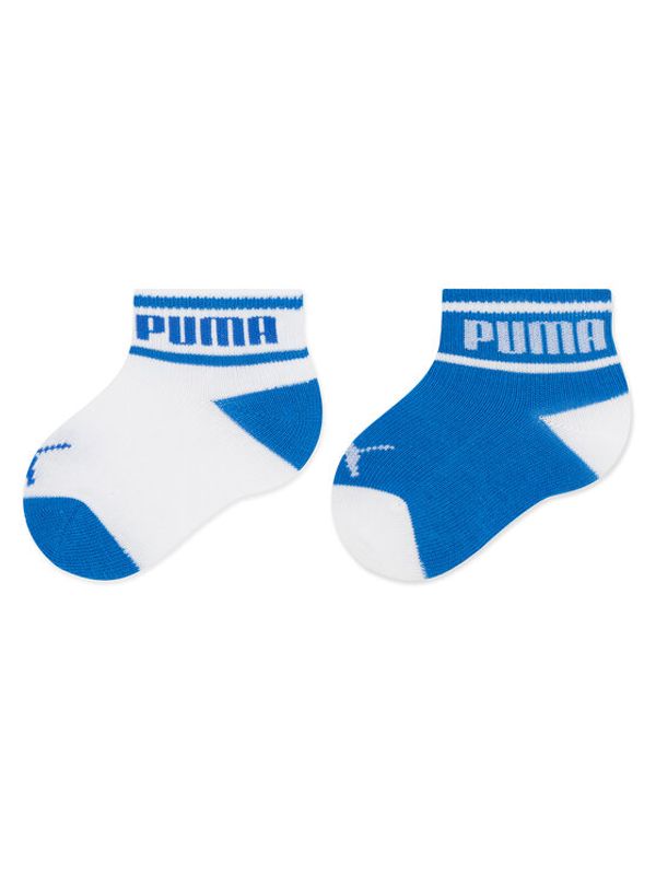 Puma Puma Комплект 2 чифта дълги чорапи детски Baby Wording Sock 2P 935479 Син