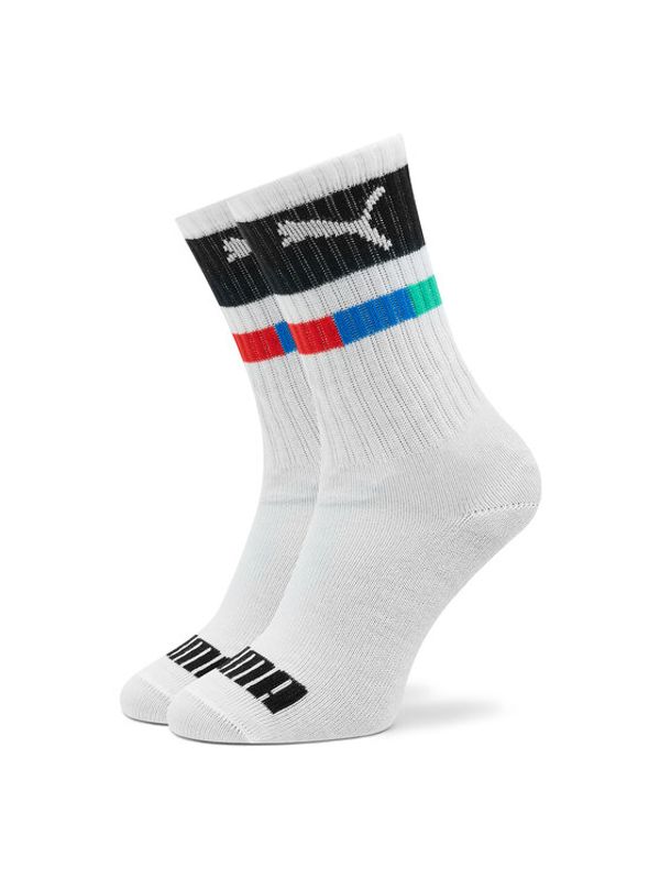 Puma Puma Комплект 2 чифта дълги чорапи детски Kids Seasonal Crew 2P 938006 Бял