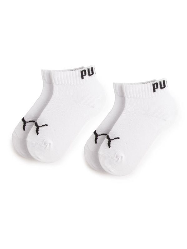 Puma Puma Комплект 2 чифта къси чорапи детски 194011001 Бял