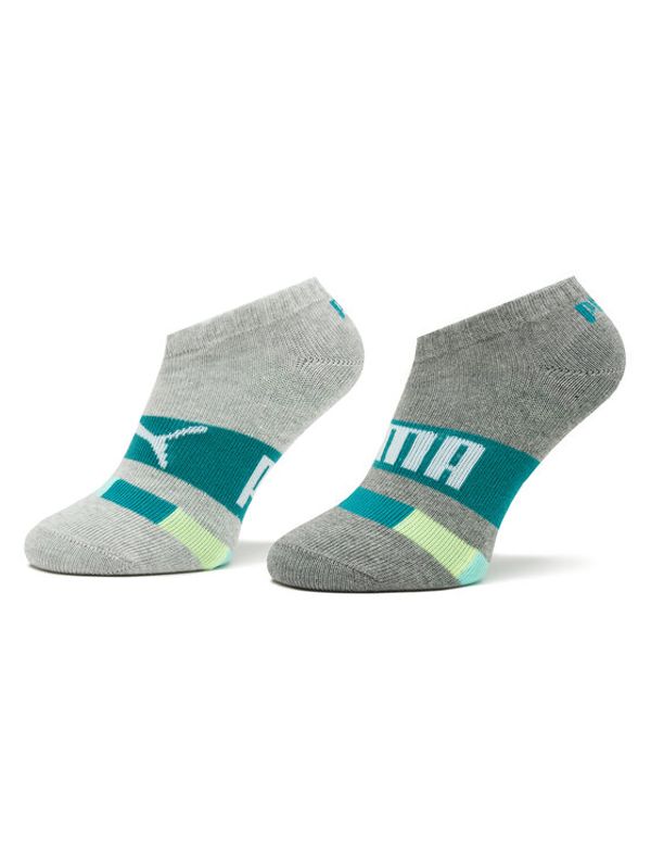 Puma Puma Комплект 2 чифта къси чорапи детски Kids Seasonal Sneaker 2P 938008 Сив