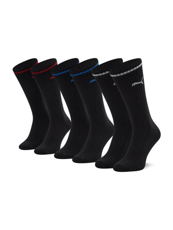 Puma Puma Комплект 3 чифта дълги чорапи мъжки 907941 01 Черен