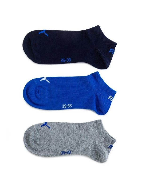 Puma Puma Комплект 3 чифта къси чорапи унисекс 261080001 Тъмносин