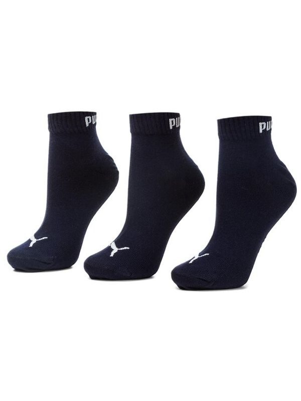 Puma Puma Комплект 3 чифта къси чорапи унисекс 271080001 Тъмносин