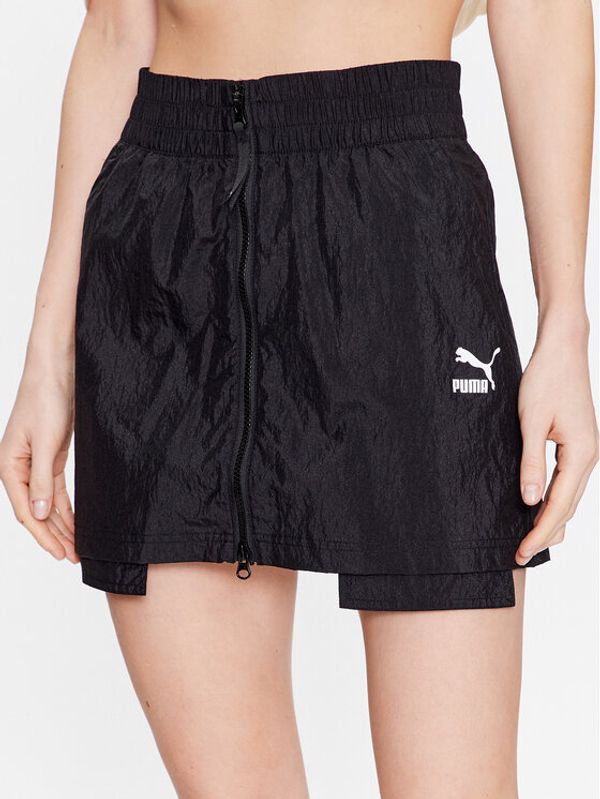 Puma Puma Мини пола Dare To 538344 Черен Regular Fit