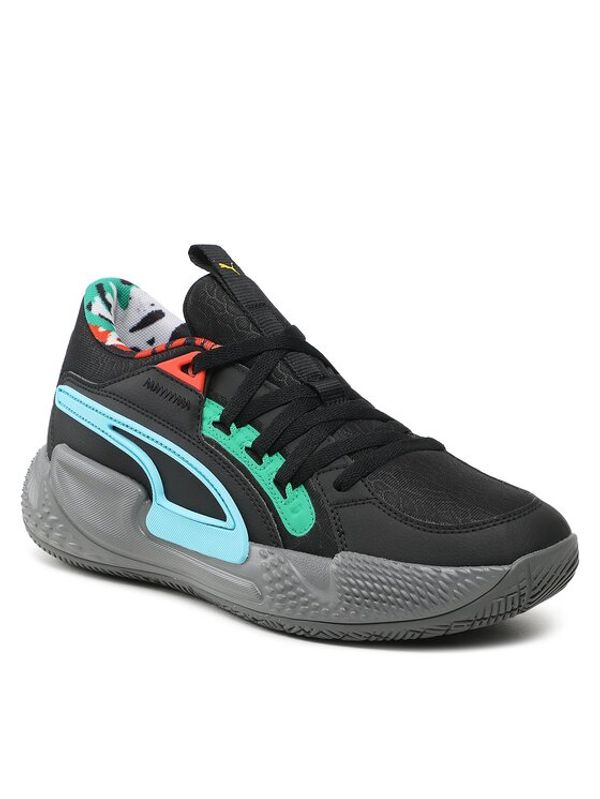 Puma Puma Обувки Court Rider Chaos Block 378265 01 Черен