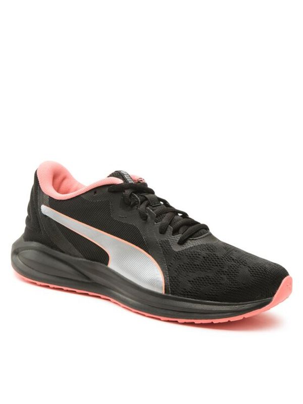 Puma Puma Обувки Twitch Runner Metallic Wn's 378548 01 Черен