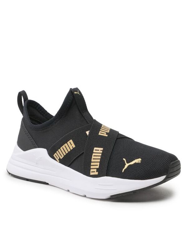 Puma Puma Обувки Wired Run Slip On Jr 381993 02 Черен