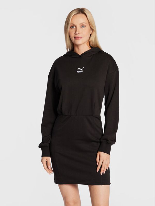 Puma Puma Плетена рокля Classics 535687 Черен Relaxed Fit