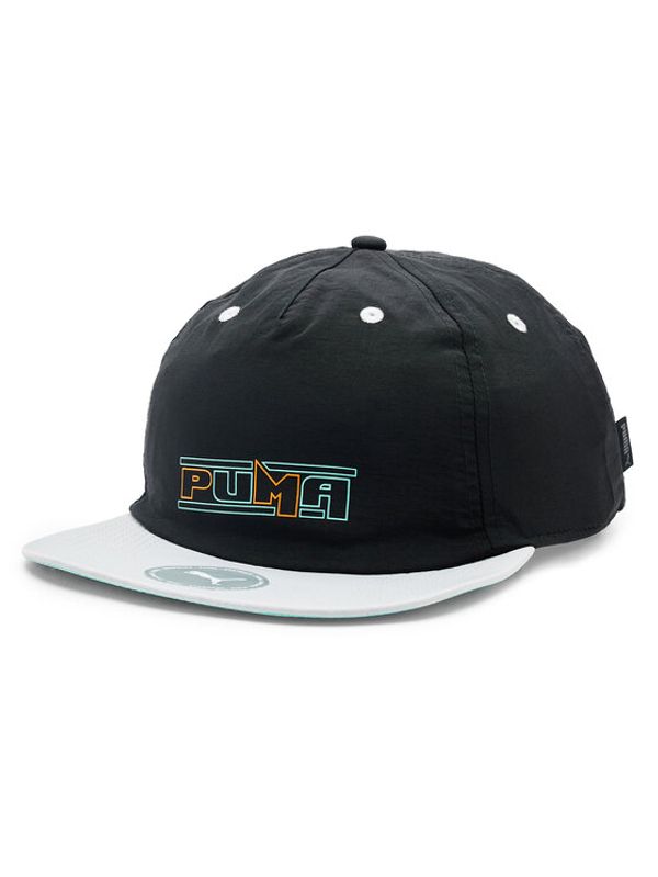 Puma Puma Шапка с козирка SWxP Relaxed Flatbrim Cap 024383 Черен