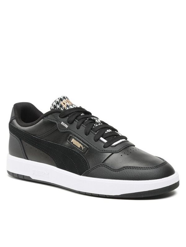 Puma Puma Сникърси Court Ultra Houndstooth 389369 02 Черен