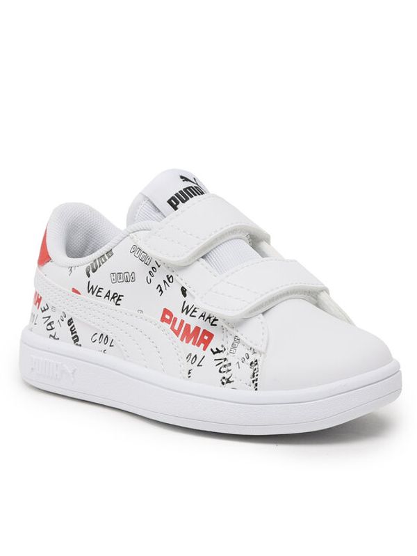 Puma Puma Сникърси Smash V2 Brand Love Vps 389759 01 Бял